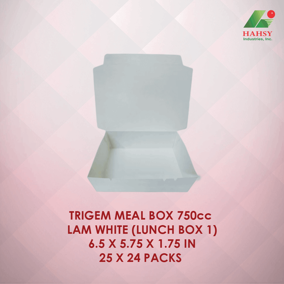 trigem meal box 750cc lam white lunch box 1