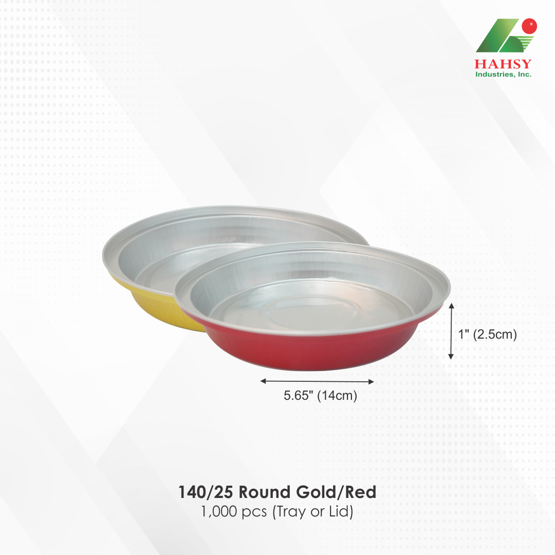 01 140-25 Round Gold-Red