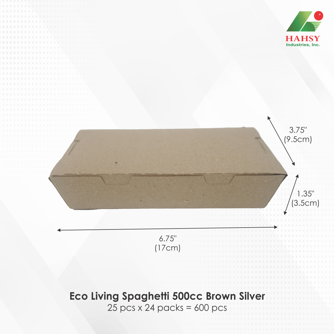 Eco Living Spaghetti 500cc Brown Silver