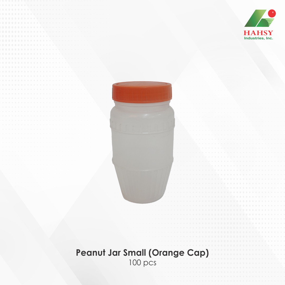 01 Peanut Jar Small (Orange Cap)
