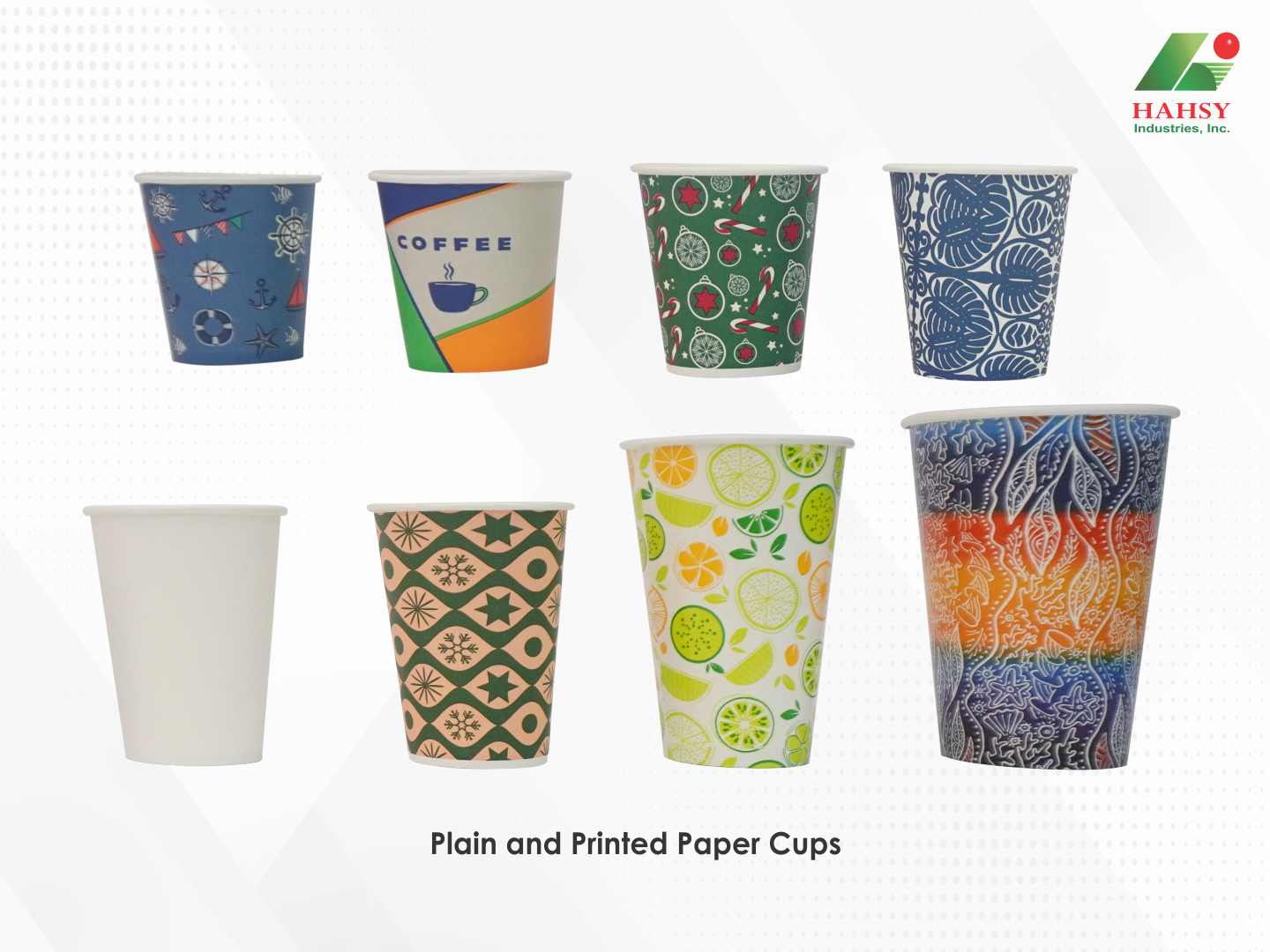 01 Plain and Printed Paper Cups