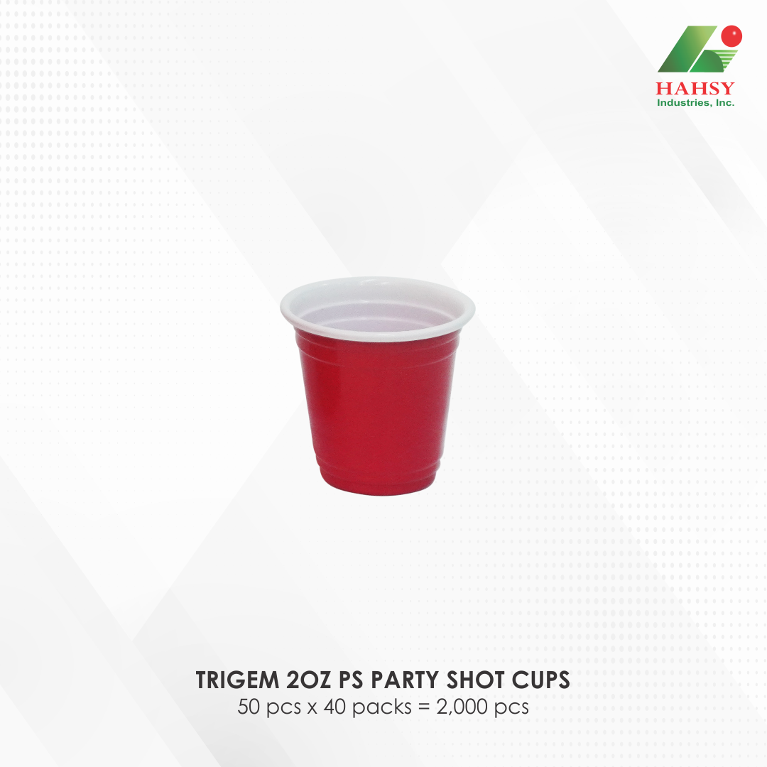 01 TRIGEM 2OZ PS PARTY SHOT CUPS