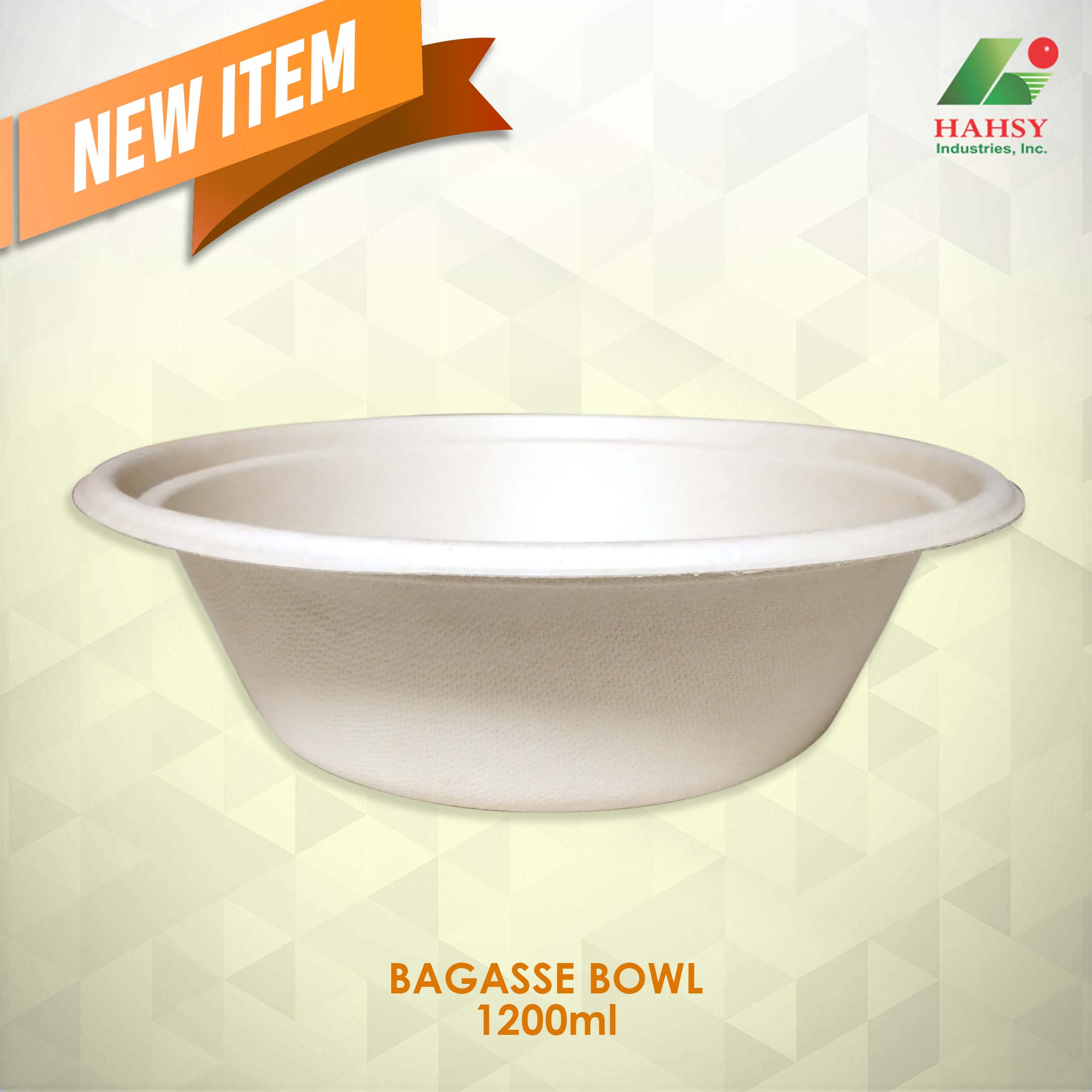Sugarcane Bagasse bowl 1200ml