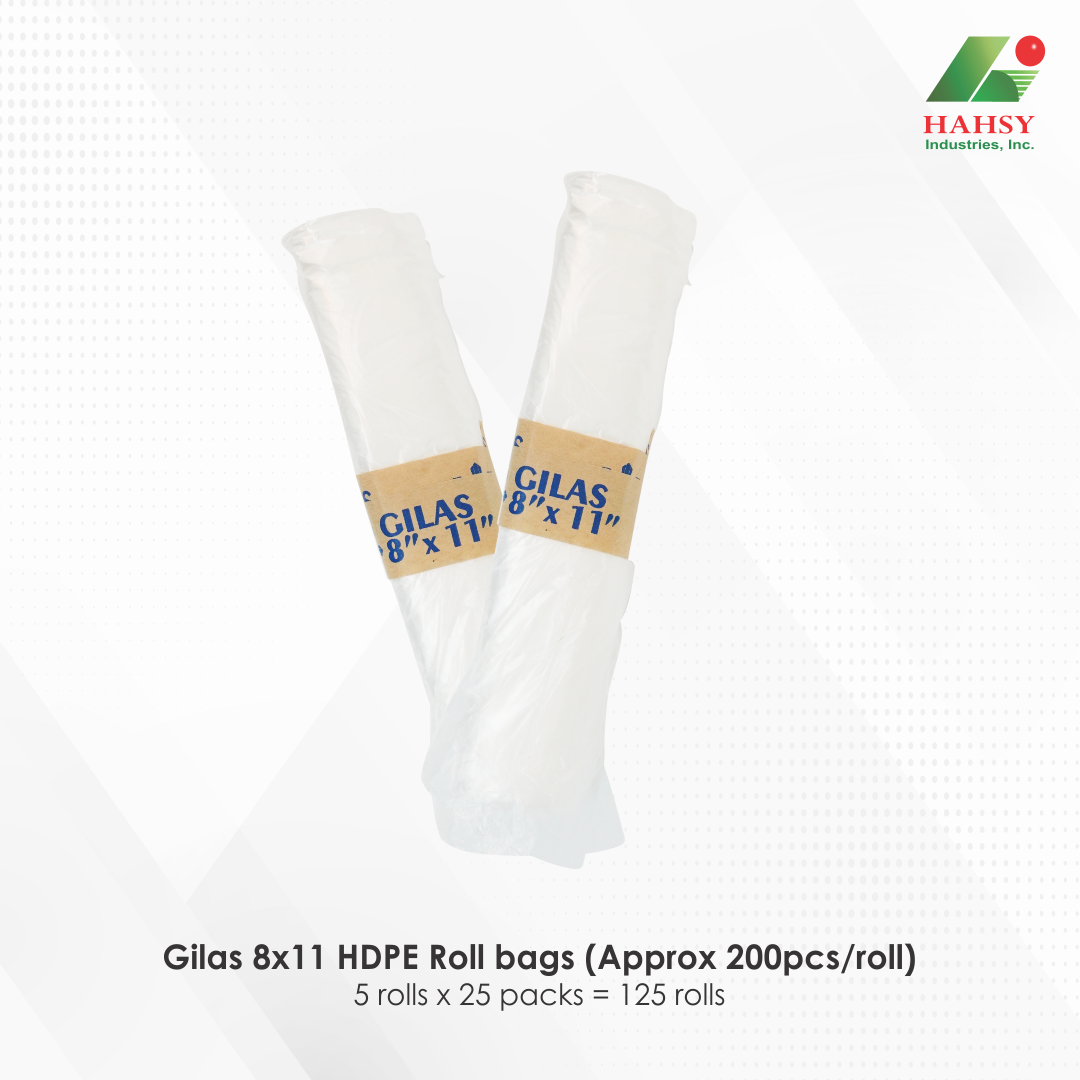 03 Gilas 8x11 HDPE Roll bags
