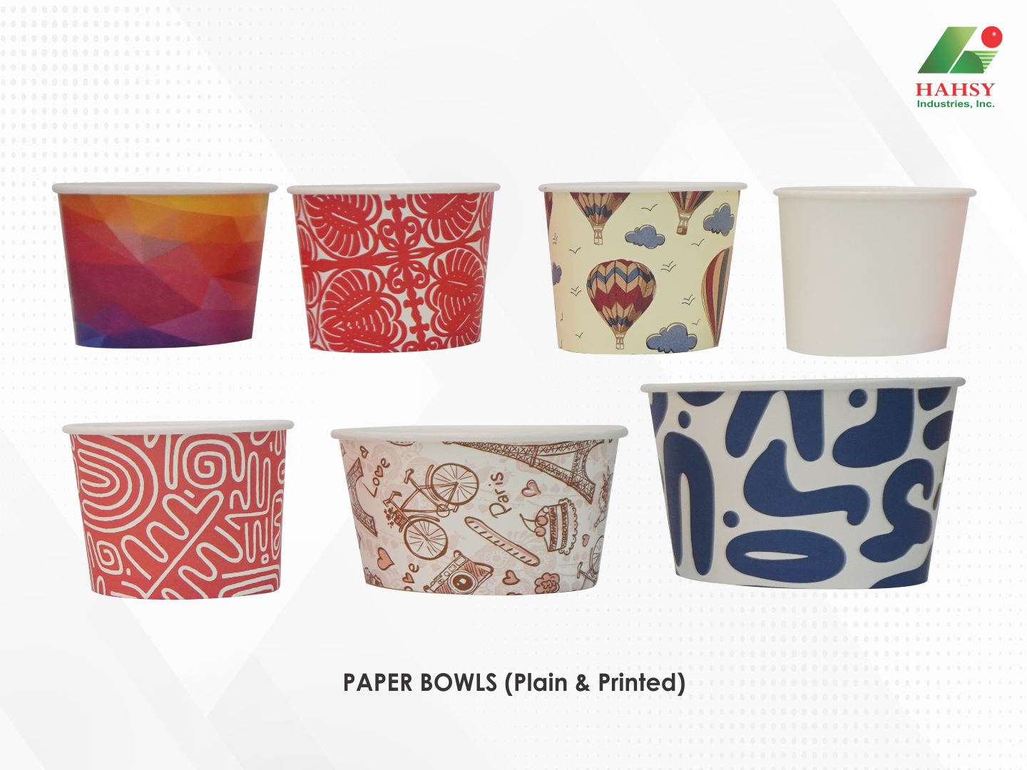 03 PAPER BOWLS (Plain & Printed)