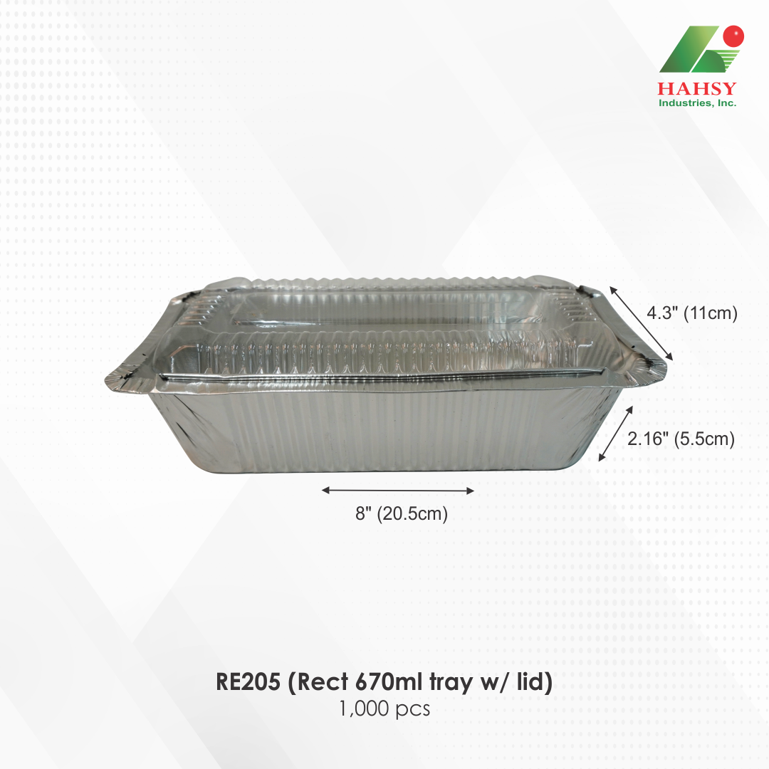 03 RE205 (Rect 670ml tray w lid)
