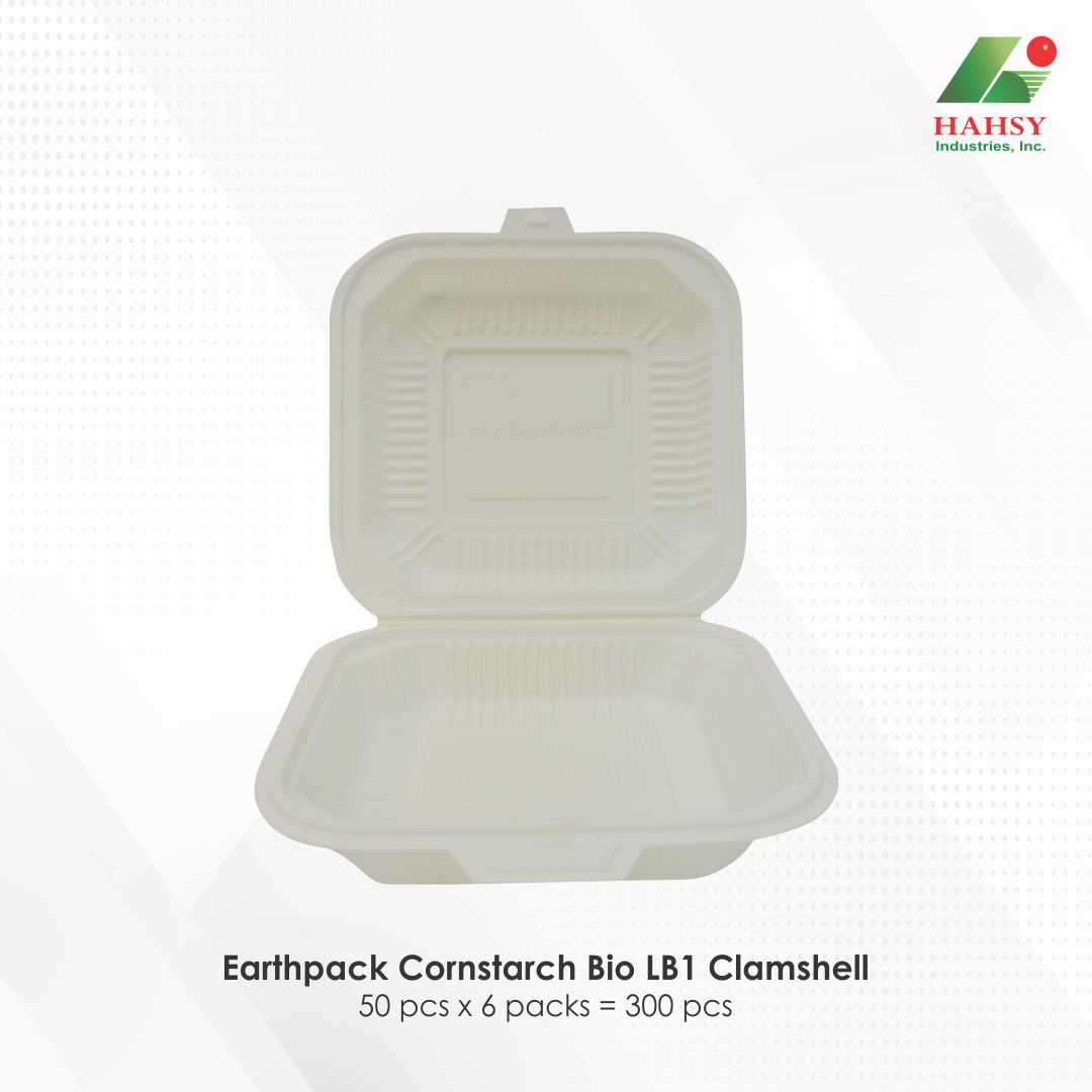 04 Earthpack Cornstarch Bio LB1 Clamshell