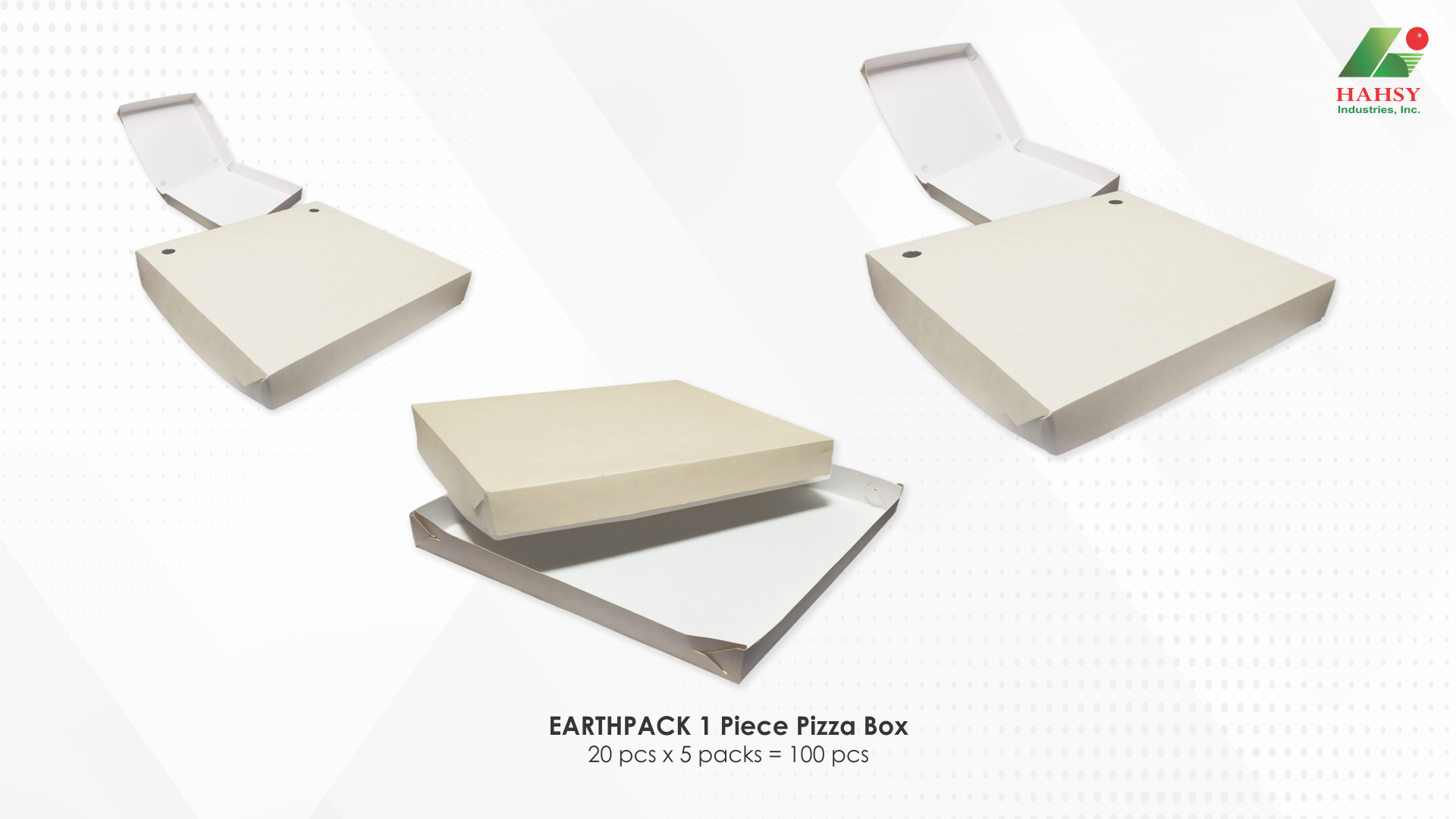 05 EARTHPACK 1 Piece Pizza Box