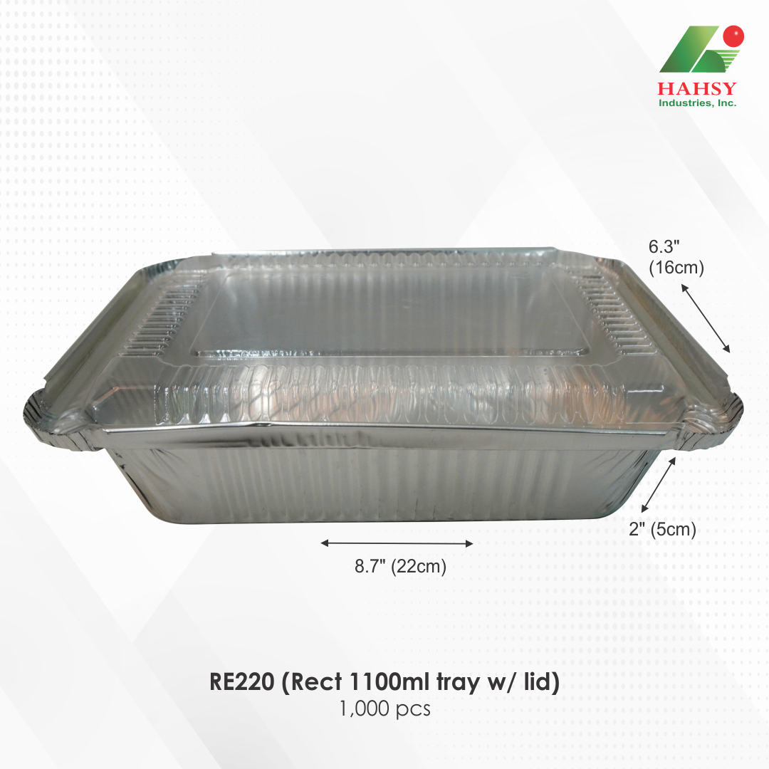 05 RE220 (Rect 1100ml tray w lid)