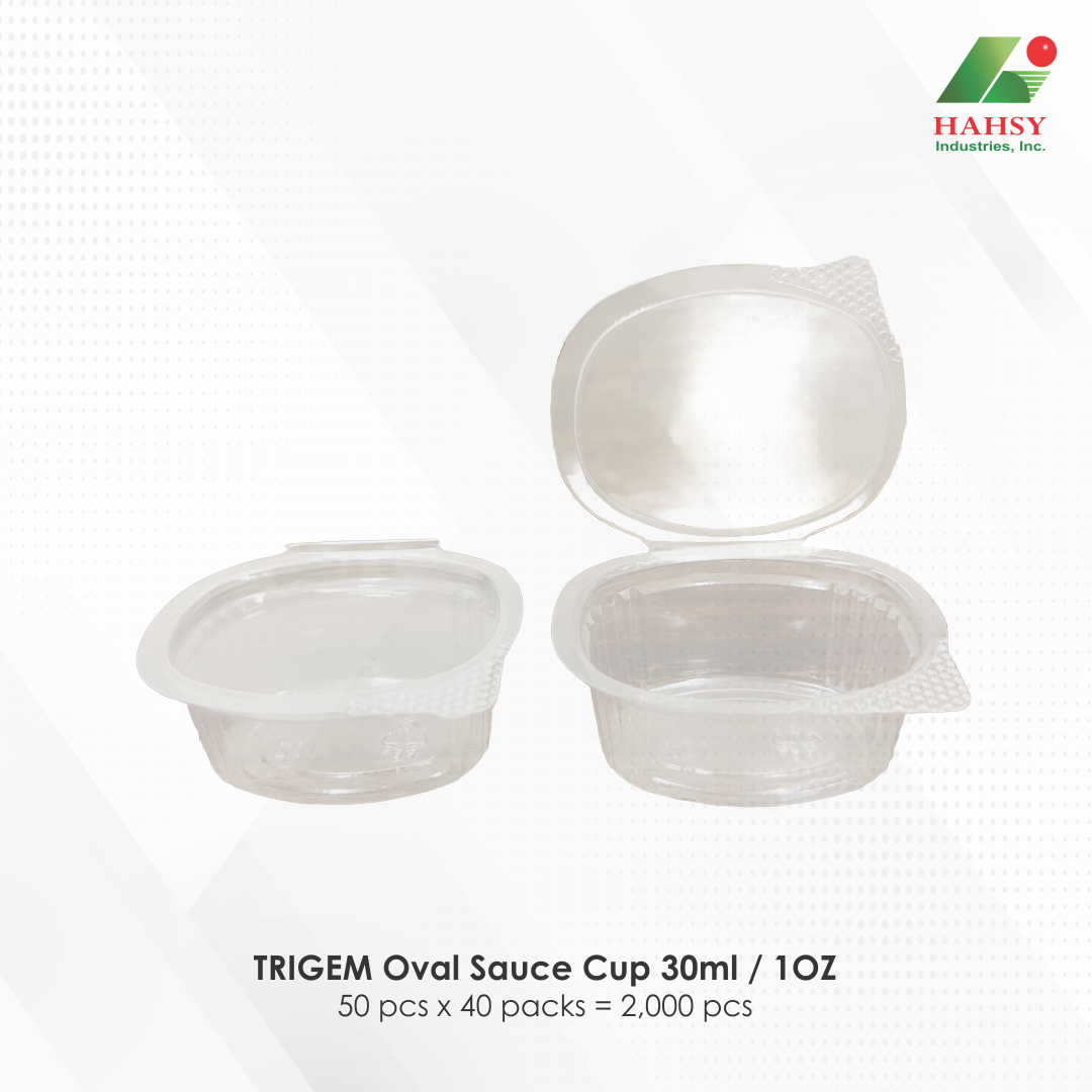 05 TRIGEM Oval Sauce Cup 30ml