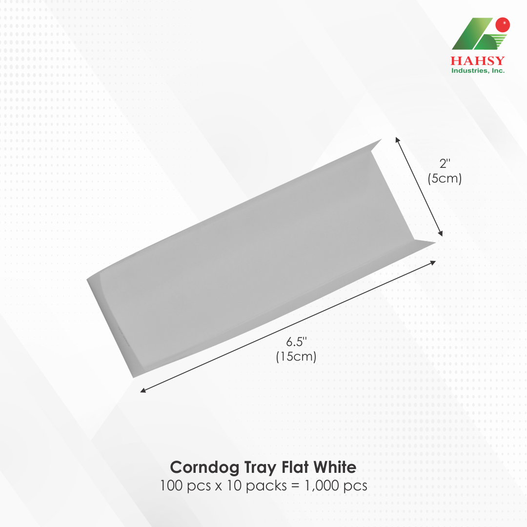 Corndog Tray Flat White