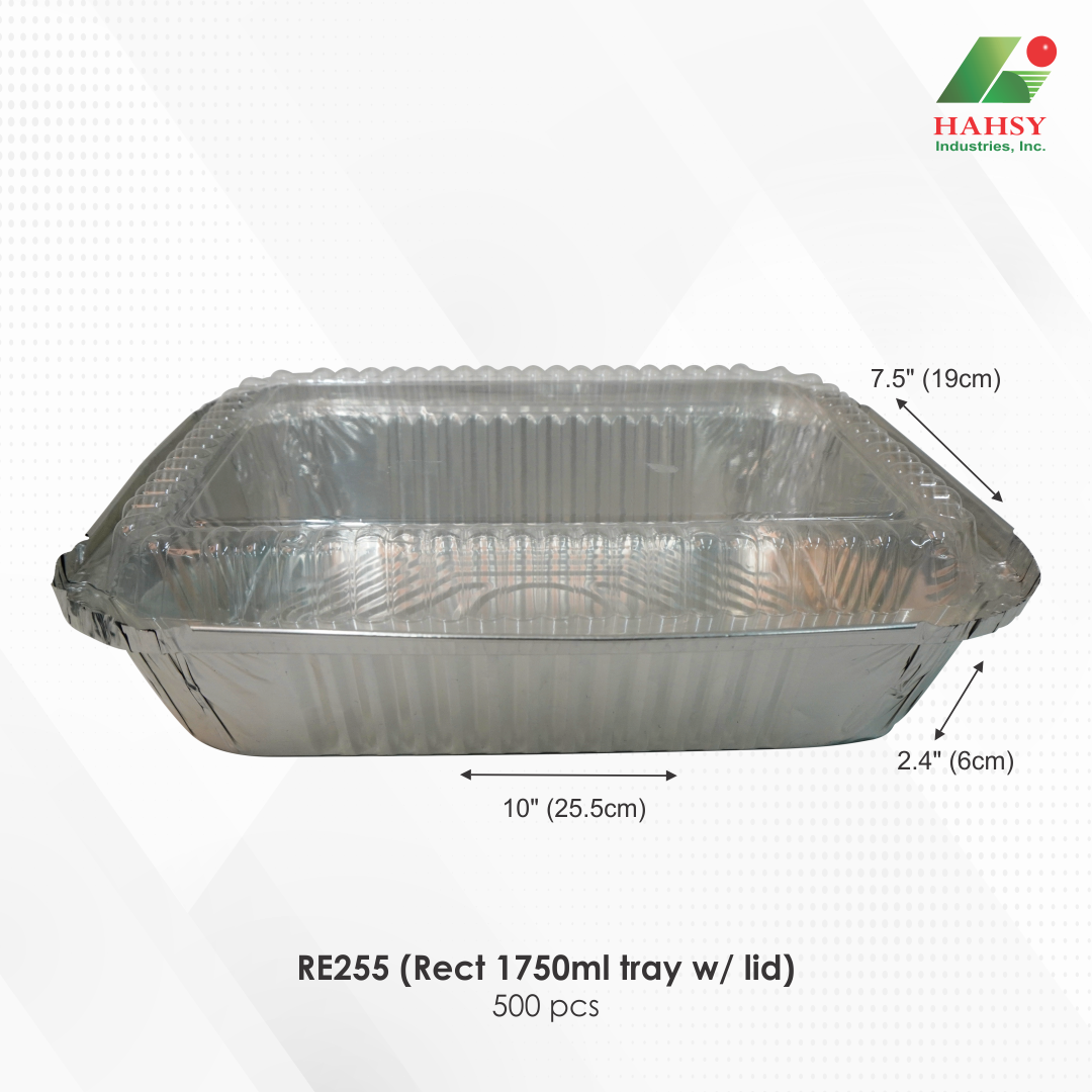 07 RE255 (Rect 1750ml tray w lid)