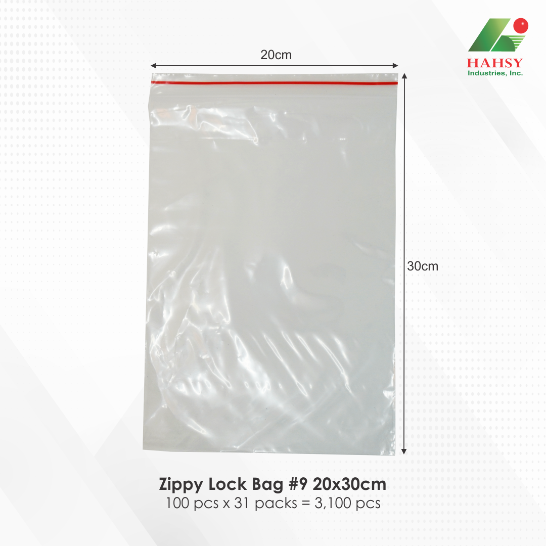 08 Zippy Lock Bag #9 20x30cm