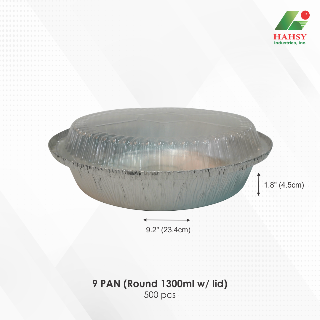 10 9 PAN (Round 1300ml w lid)