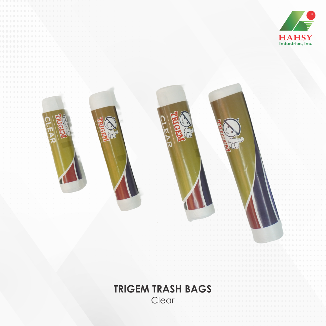10 TRIGEM TRASH BAGS Clear