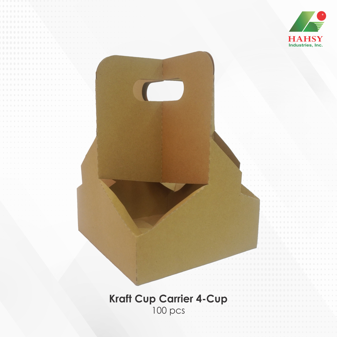 11 Kraft Cup Carrier 4-Cup