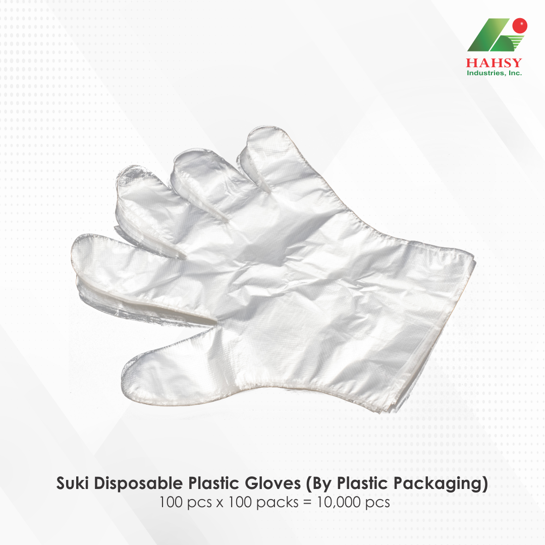 11 Suki Disposable Plastic Gloves (By Plastic Packaging)