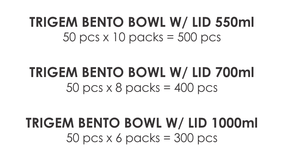 10 TRIGEM BENTO BOWL