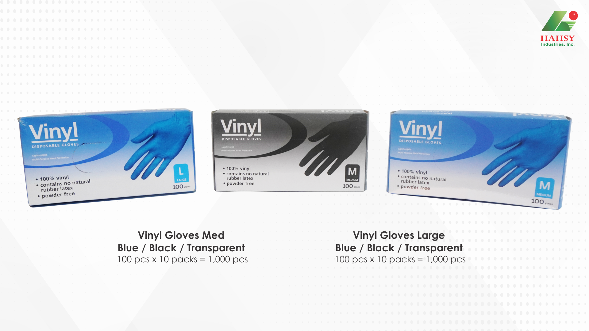 12 Vinyl Gloves