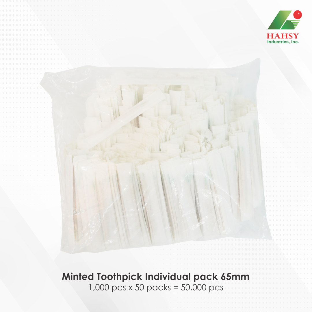15 Minted Toothpick Individual pack 65mm