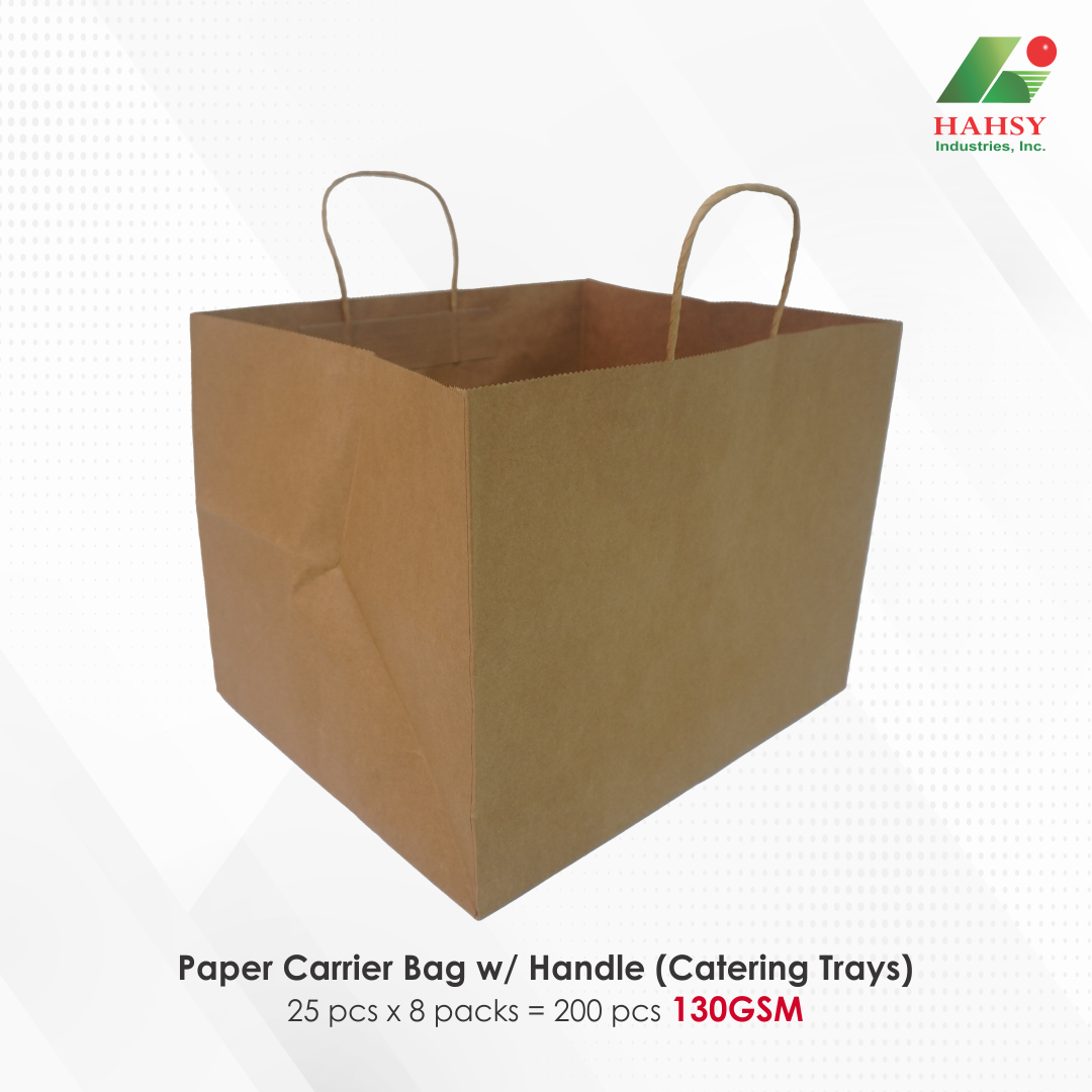 15 Paper Carrier Bag w Handle (Catering Trays)