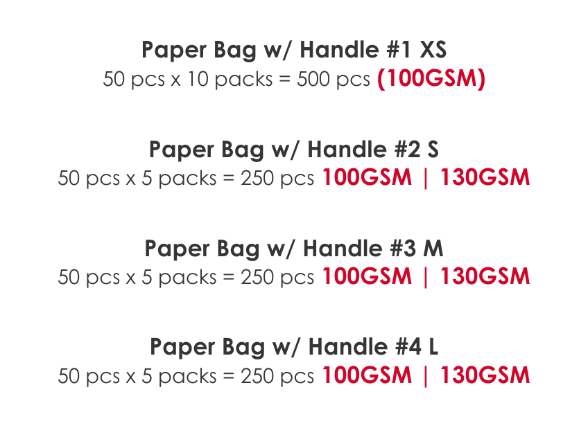 16 Paper Bag w Handle