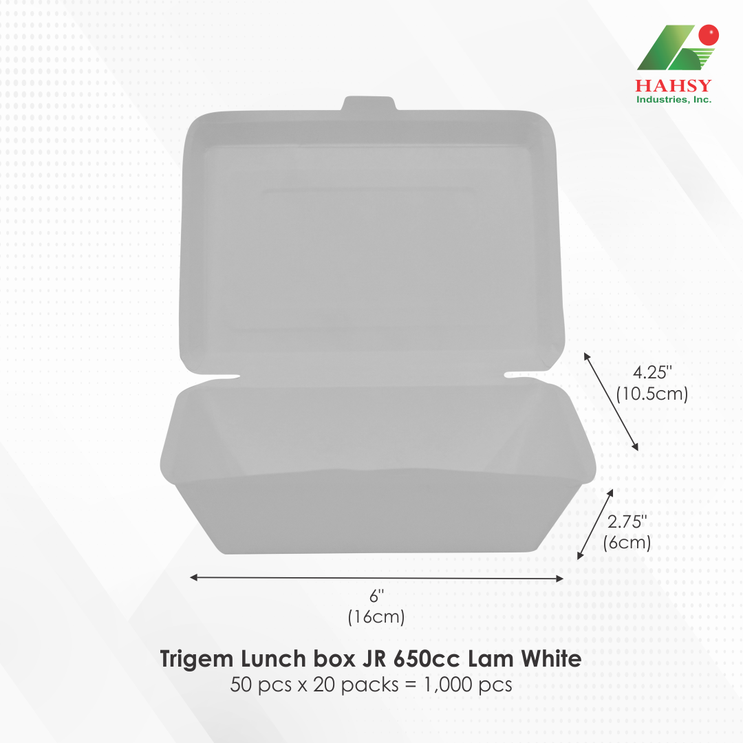 Trigem Lunch box JR 650cc Lam White