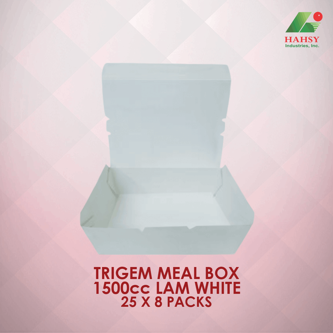 trigem meal box 1500cc lam white