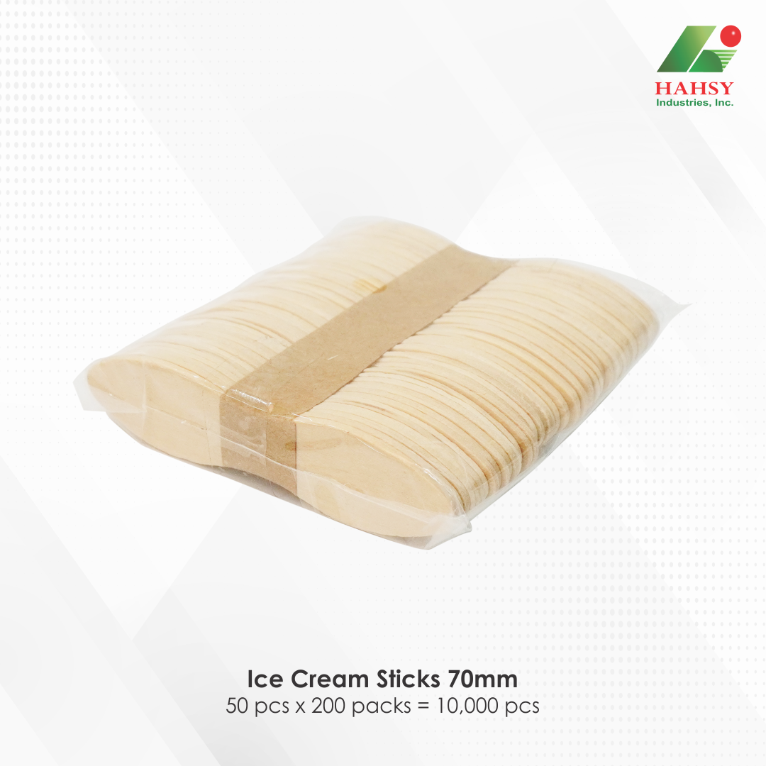 18 Ice Cream Sticks 70mm