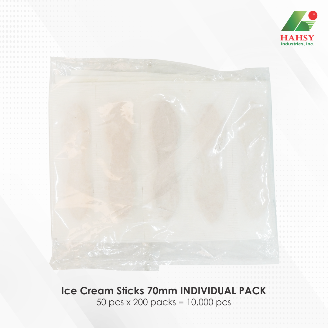 19 Ice Cream Sticks 70mm INDIVIDUAL PACK