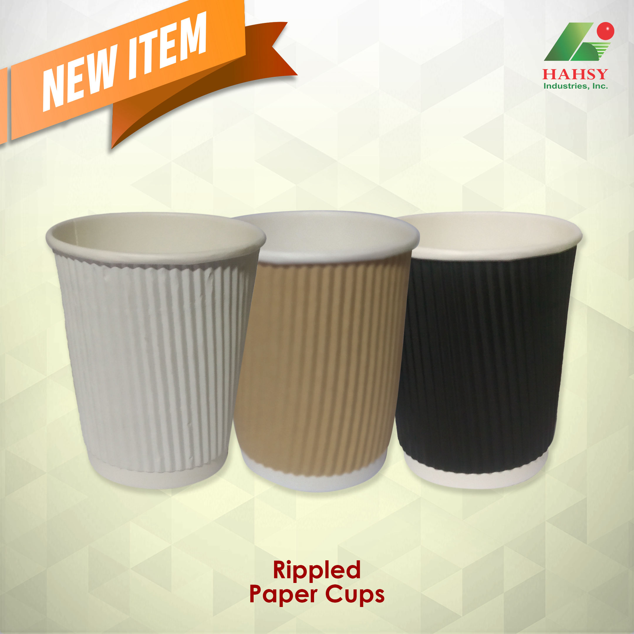 Rippled paper Cups